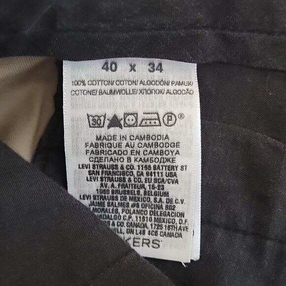 Dockers original classic fit chinos in tan Men's Size 40X34 - Picture 13 of 16